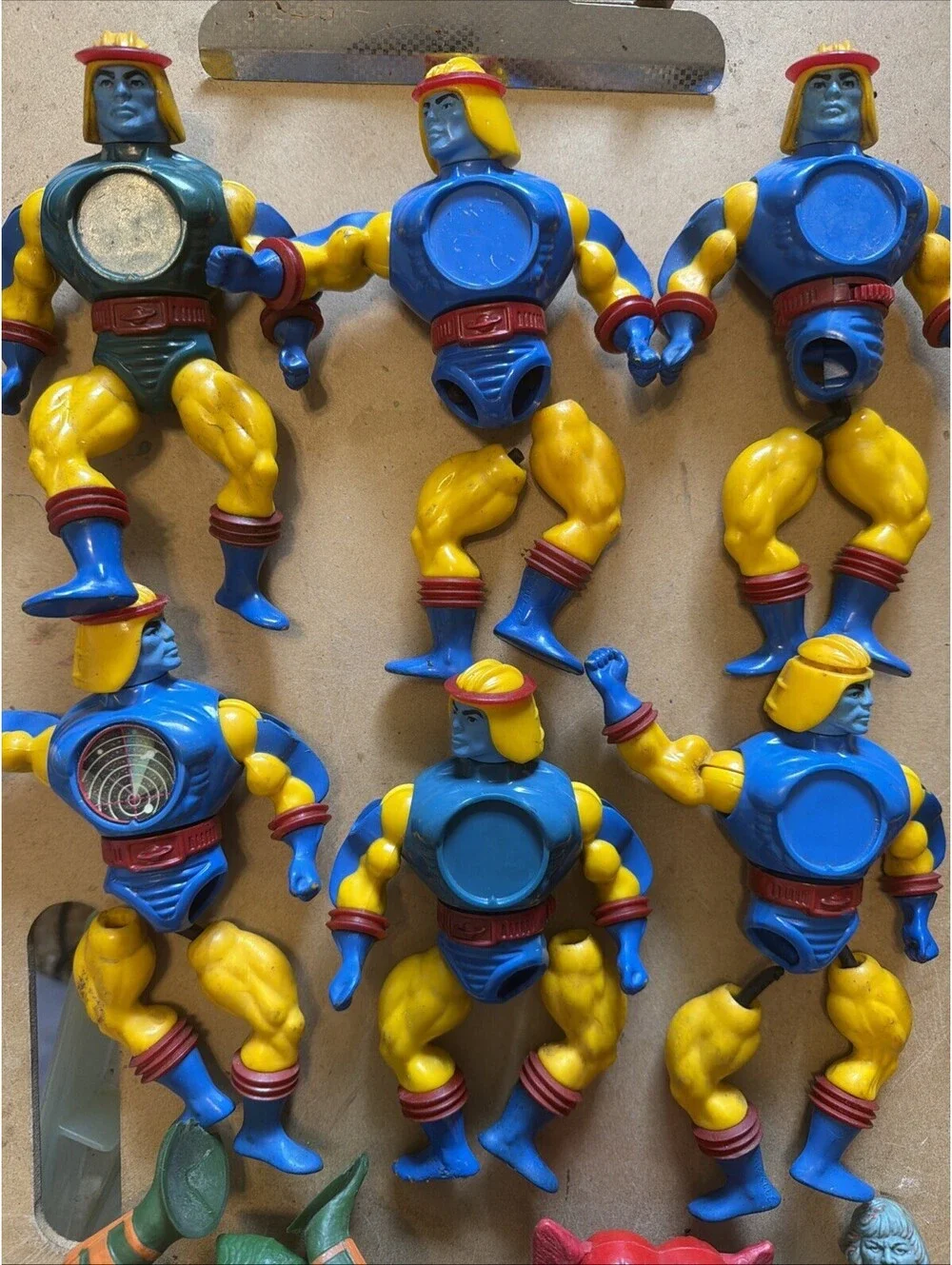 Vintage Masters of the Universe MOTU 80’s Figures Parts Massive Legs Lot